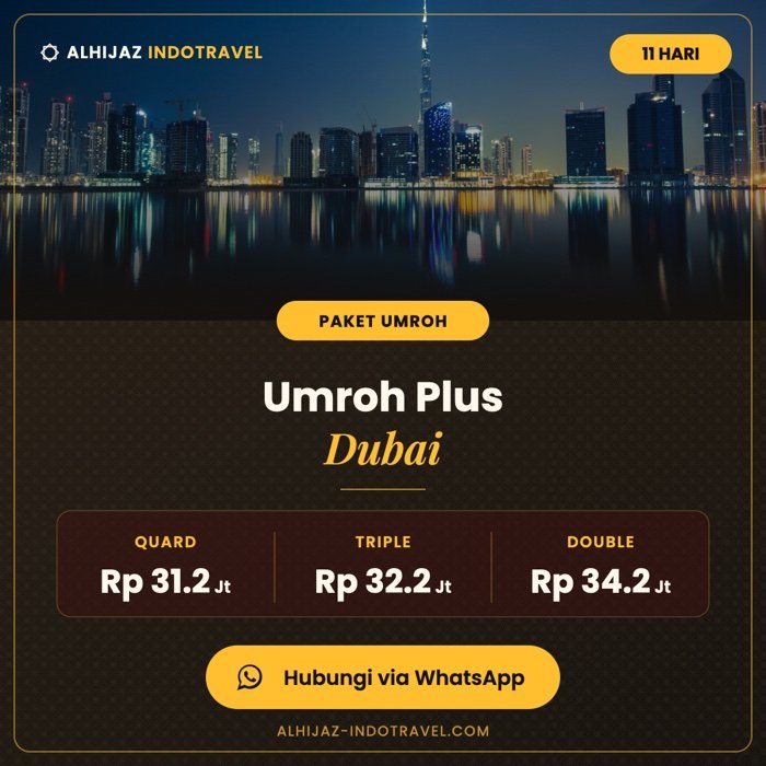 Umroh Plus Dubai